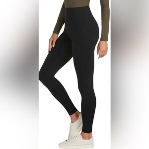 Matty M Women's Stretch High Rise Pull-On Leggings Black Size Small NWT